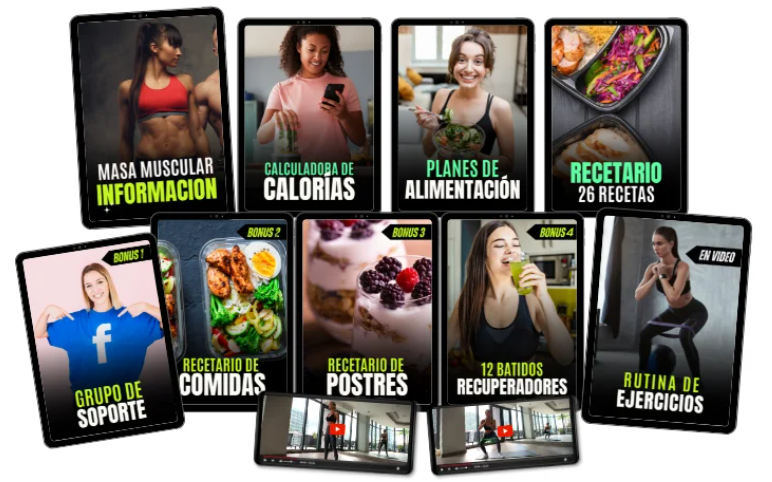 Bonos exclusivos y extras de la guía para ganar masa muscular rápido