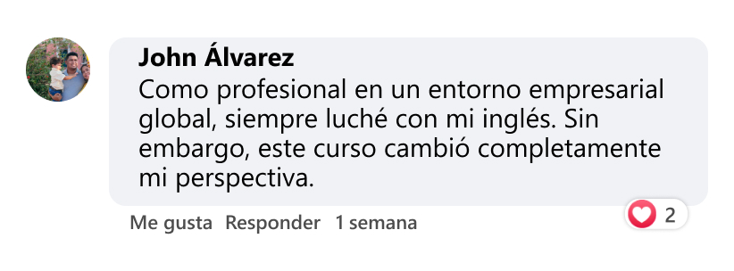 Testimonios del curso inglés para el trabajo: mejora tu inglés profesional