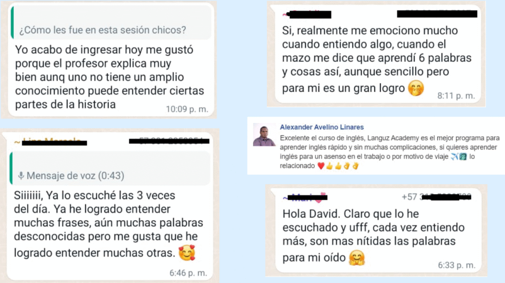 Testimonios del Método Inmersivo 3 en 9: opiniones de estudiantes reales