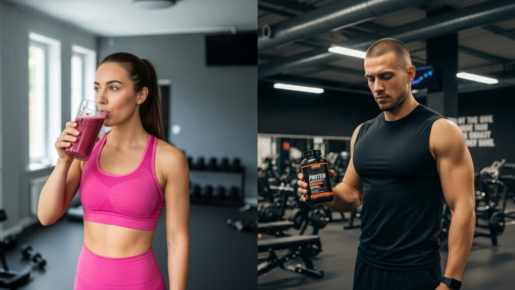 Batidos para bajar de peso o ganar masa muscular: caseros vs comerciales.