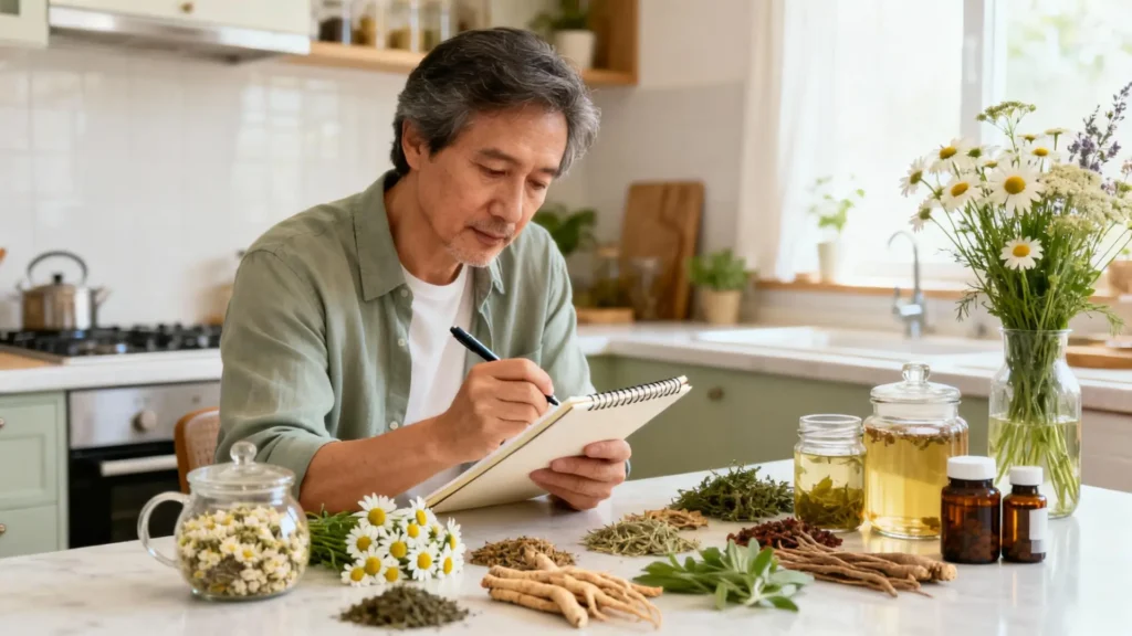 Precauciones con remedios naturales para aliviar síntomas físicos de ansiedad, hierbas y suplementos con seguridad.