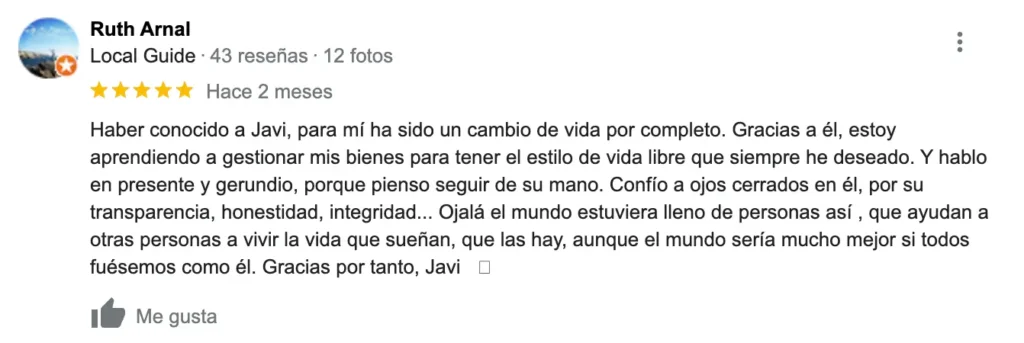 Testimonios del curso Ecosistema Financiero de Javier Hernández
