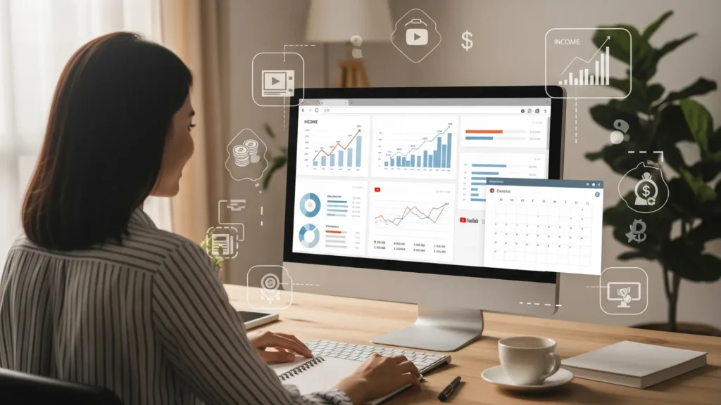 Opinión y análisis del curso MonetizaTube para generar ingresos en YouTube sin mostrar tu rostro, destacando soporte de la instructora Mari Fuentes, estrategias de SEO, creación de canales automatizados y herramientas para emprendedores digitales.