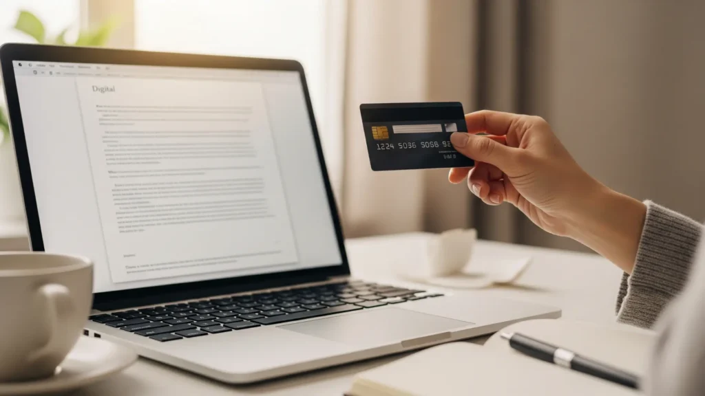 Compra segura del ebook Elimina los síntomas físicos de la ansiedad con tarjeta de crédito en laptop.