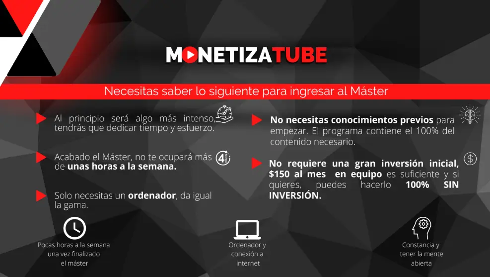 MonetizaTube curso de Mari Fuentes para ganar dinero en YouTube sin aparecer, crear canales automatizados y generar ingresos pasivos online.