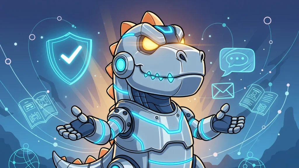 La plataforma creada por Dean Romero y Gabriel Aylagas llamada DinoRANK.